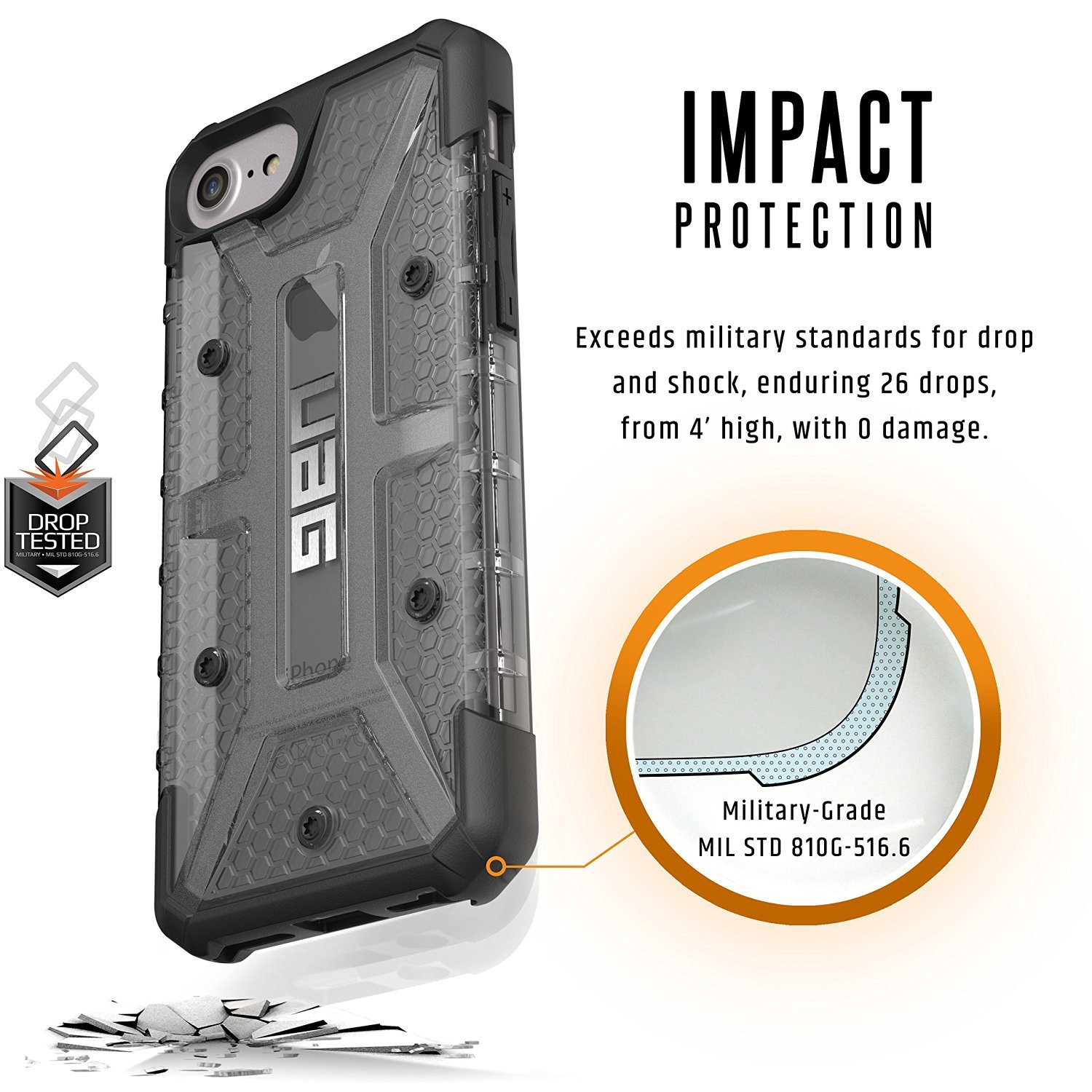 UAG PLASMA ケース iPhone7/6S UAG - Plasma for iPhone 8 Plus / 7 Plus / 6s Plus / 6 Plus