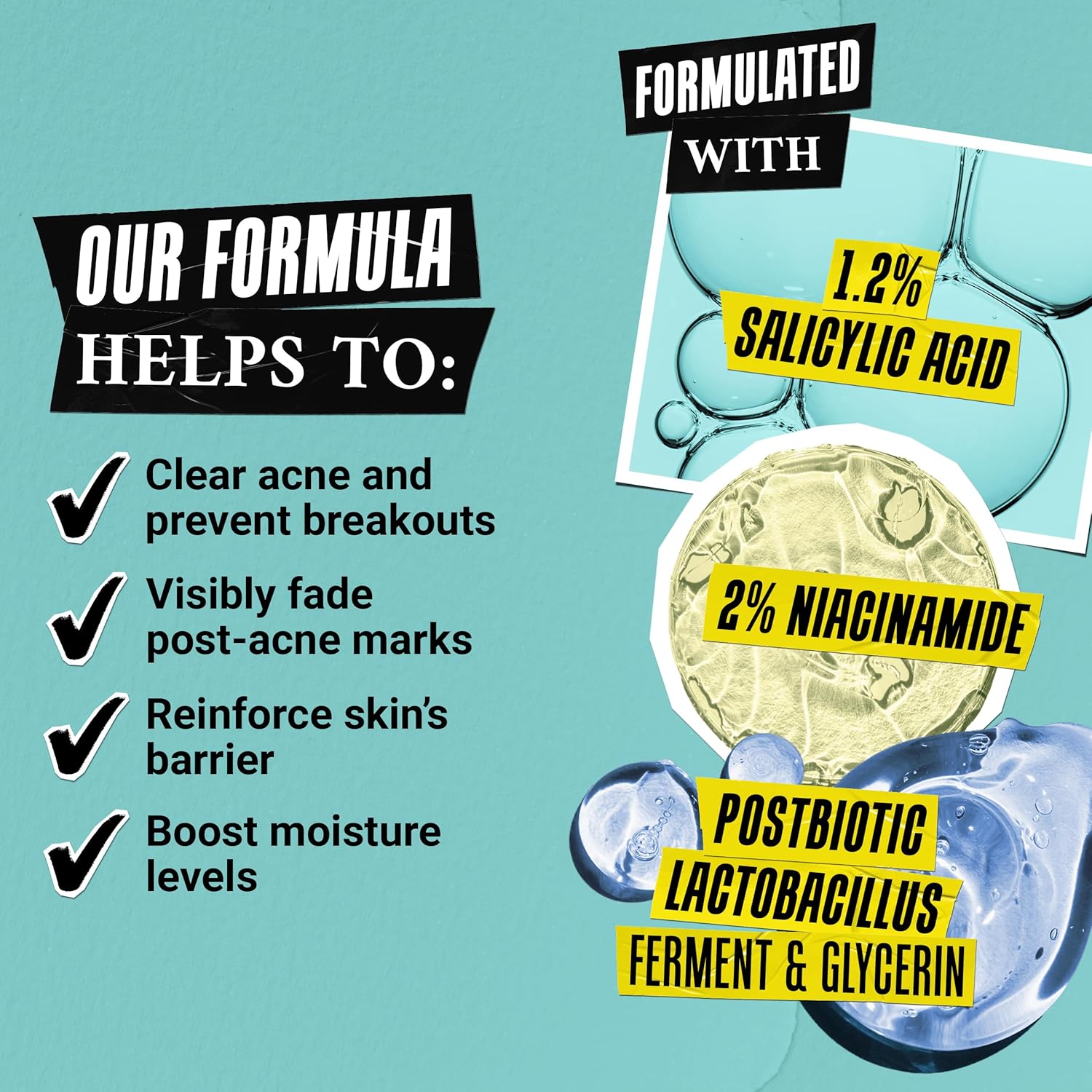 Kiehl's Expertly Clear Moisturizer with 1.2% Salicylic Acid & 2% Niacinamide, Hydrating Acne Treatment, Fades Post-acne Marks, Corrects Uneven Texture & Tone, Prevents Future Breakouts - 2 fl oz - Image 5