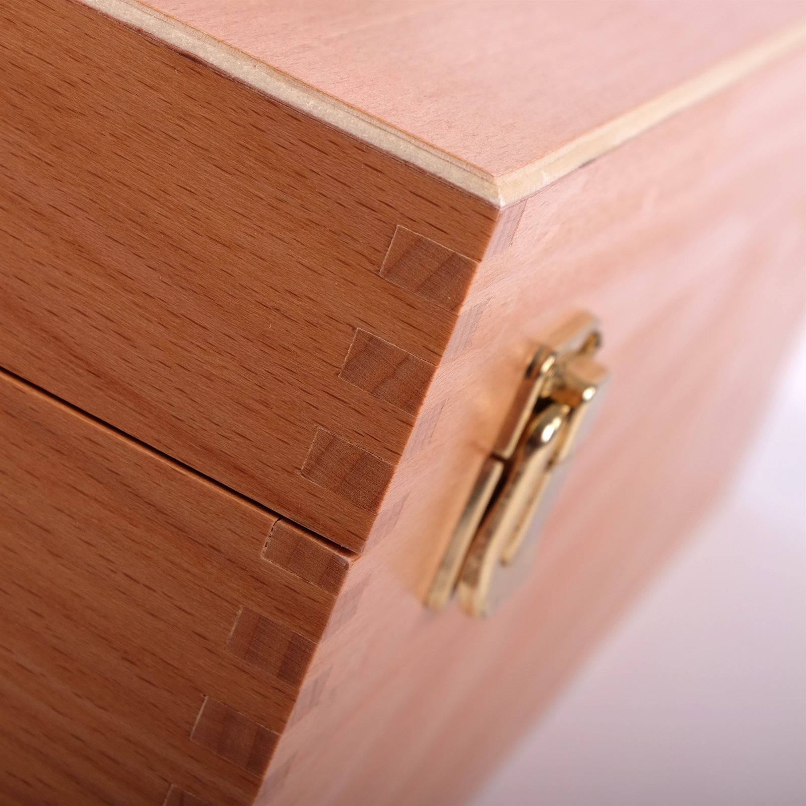 Art-Star Boîte à ustensiles | 40 cm, Bois de hêtre | boîte à pinceaux, boîte à Peinture, Coffret dartiste en Bois, de Rangement, boîte de tri, à Couture, à Outils