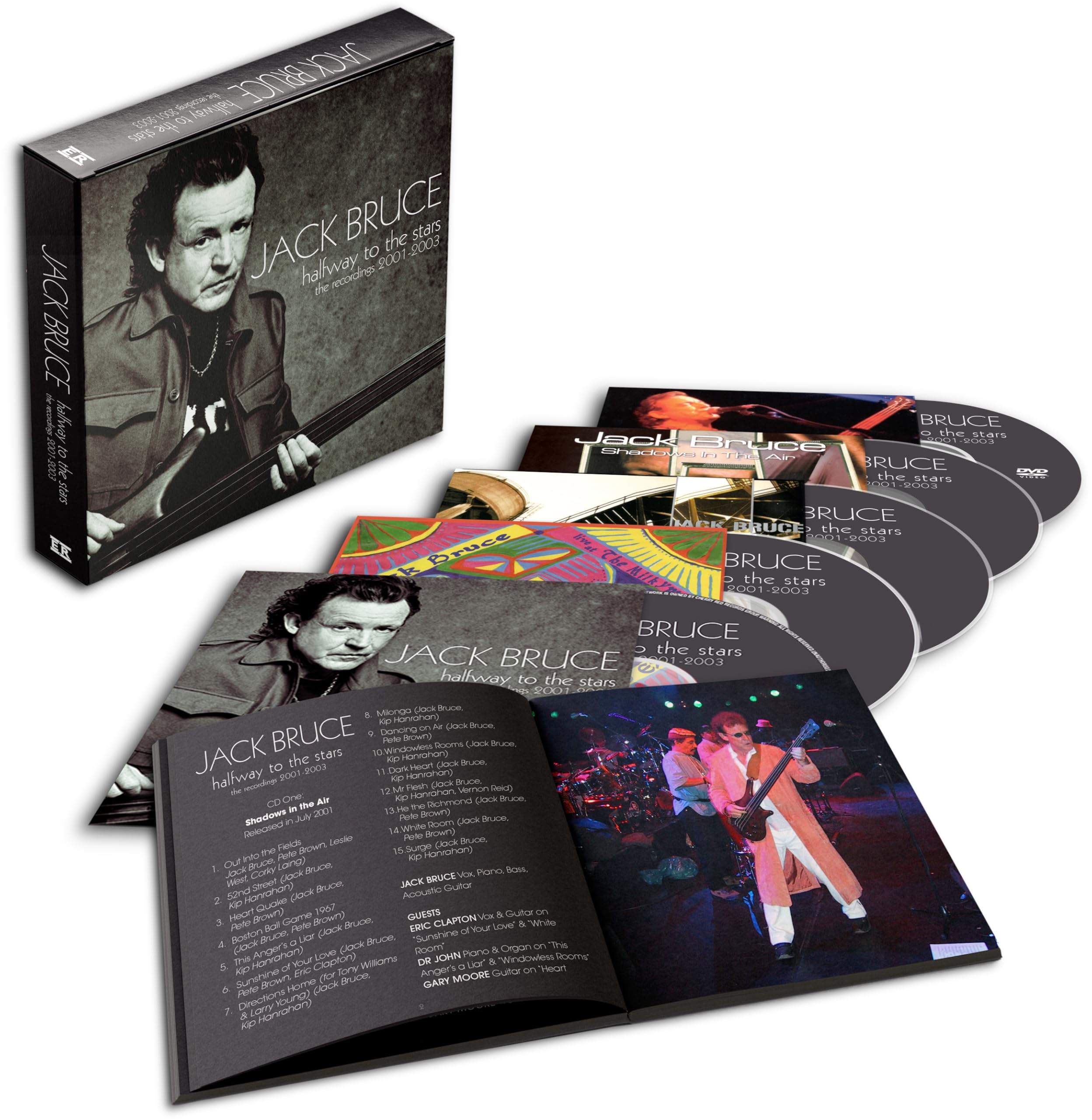 Jack Bruce - Halfway to the Stars: The Recordings 4CD/Blu-ray Album