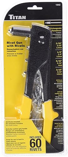 Titan TIT15052 - Pistola de remache de 10 pulgadas (con remaches)
