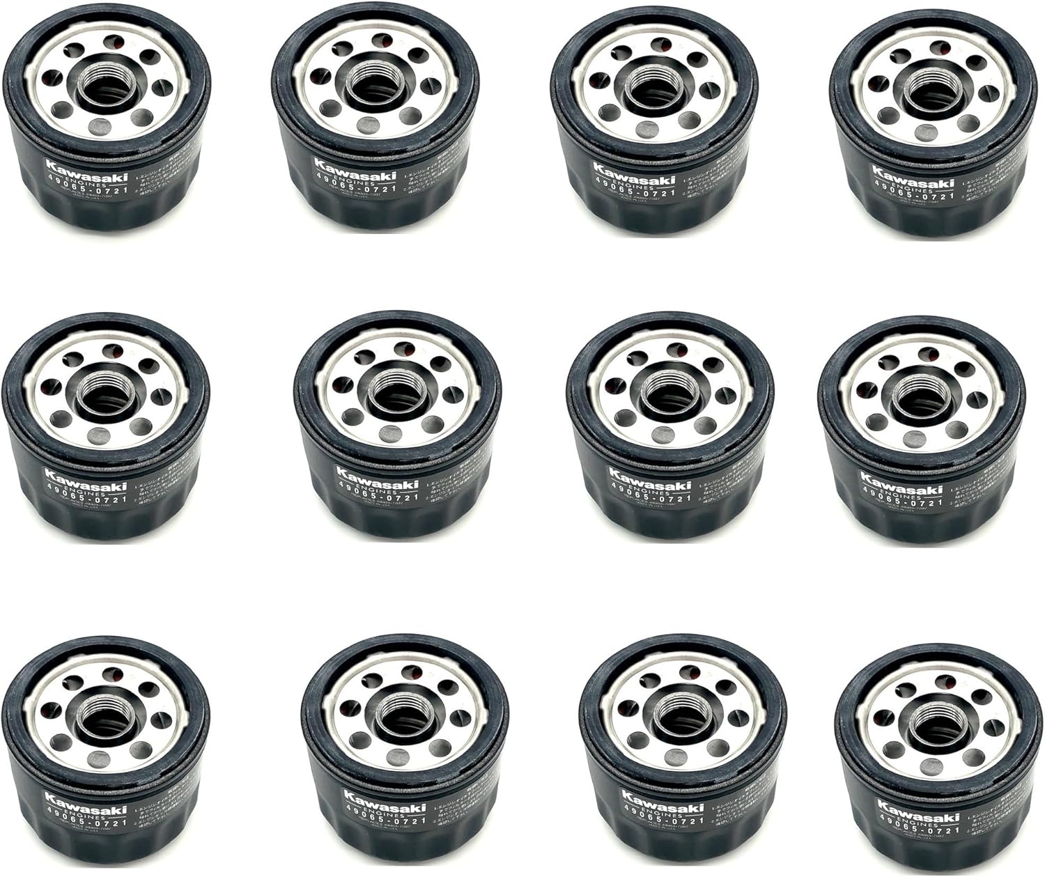 Part # 49065-0721 Oil Filter 12 Pack Replacement for Kawasaki