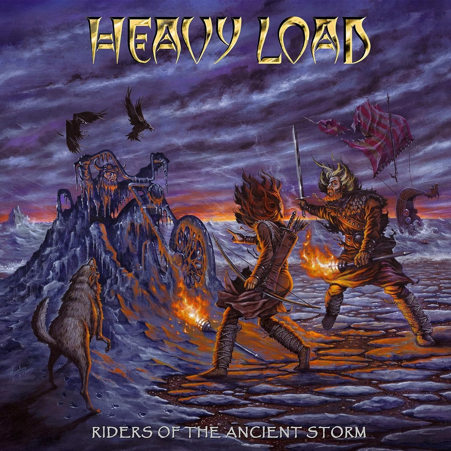 Heavy Load Riders Of The Ancient Storm (gatefold+booklet) LP New 723803979471