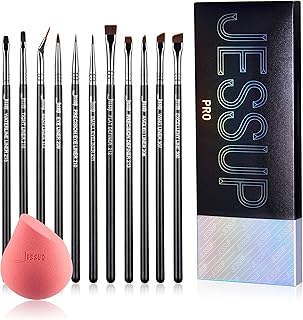 Jessup Juego de brochas delineador de ojos, p...