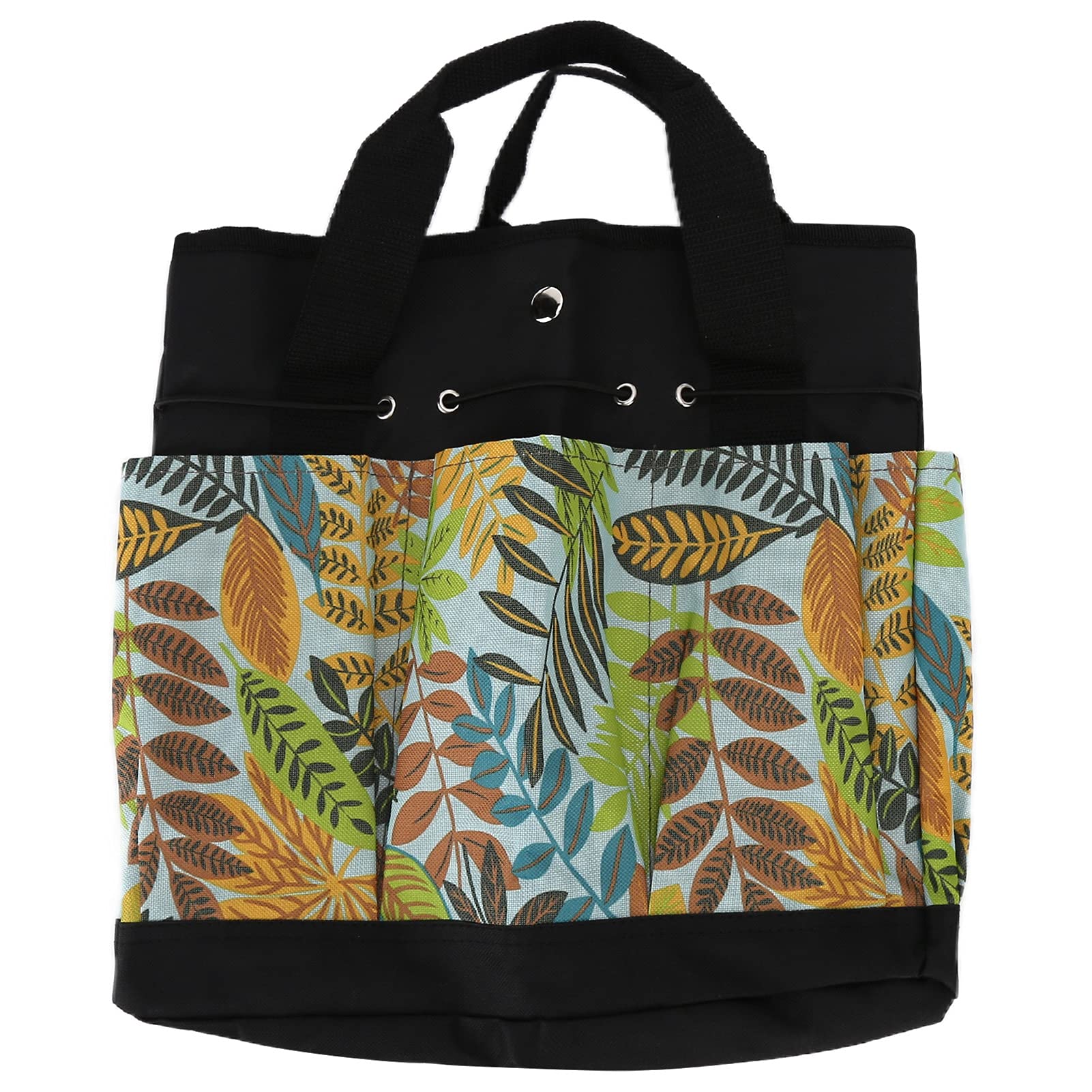 Torba narzędziowa Oxford Cloth Garden, druk kwiatowy Wielofunkcyjna przenośna torba do przechowywania ogrodniczego Tote z kieszeniami