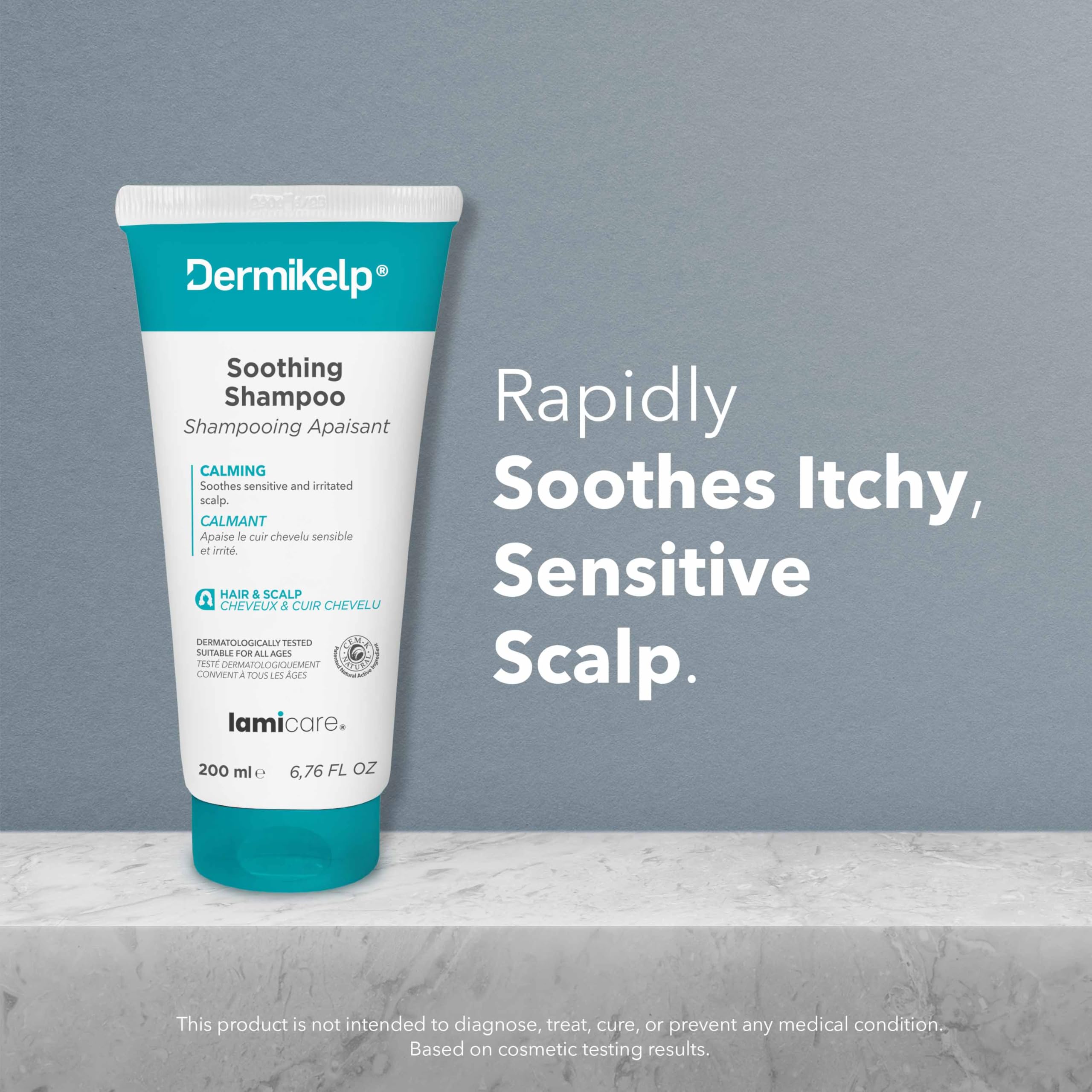 Dermikelp® Soothing Shampoo for Dry Itchy Scalps, Gentle Care for Dandruff and Sensitivity Coal Tar-Free, Paraben-Free - Image 2