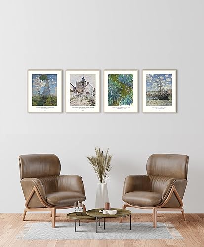 Miniatura 3 de Gwency Design Pósteres e impresiones de Claude Monet, famosos pósteres artísticos, pinturas famosas, impresiones modernas de Claude Monet, arte de