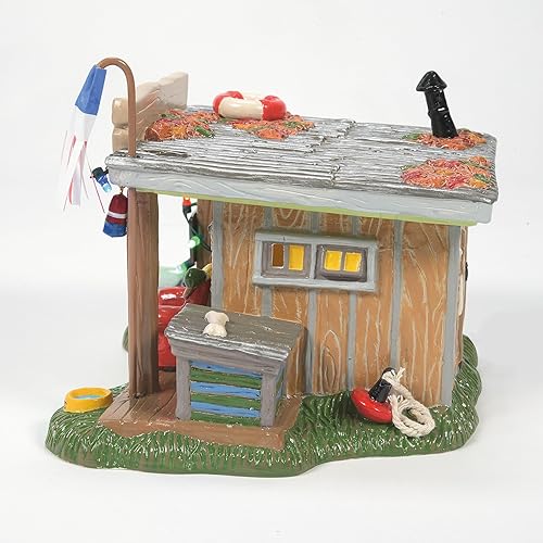 Miniatura 4 de Department 56 Snow Village Xmas Vac Venta de la tienda de cebos Edificio ligero