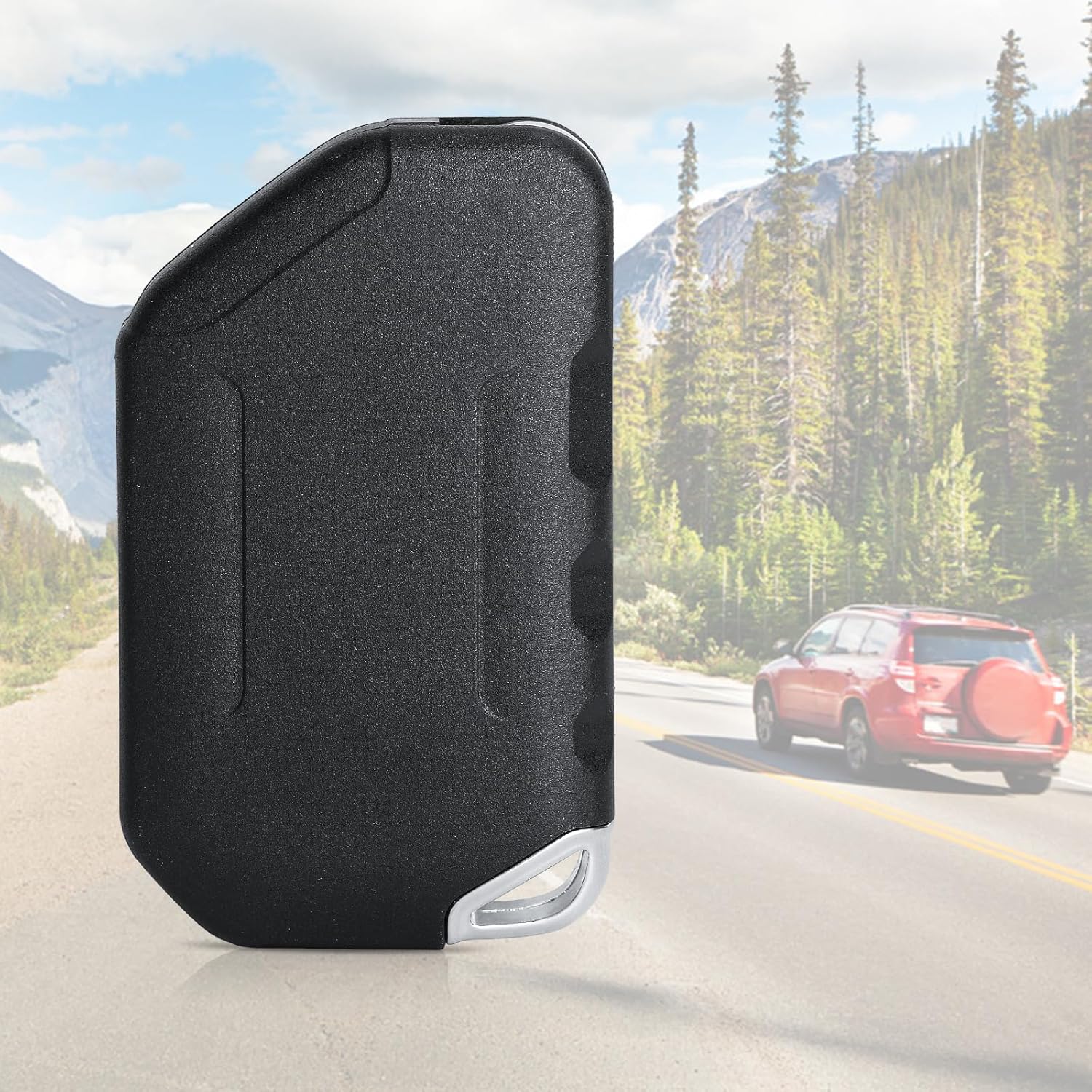 Keyecu Flip Key Fob Replacement for Jeep Wrangler 2018-2024 Jeep Gladiator 2020-2025 Keyless Entry Remote Car Key 4 Buttons FCC ID:OHT1130261