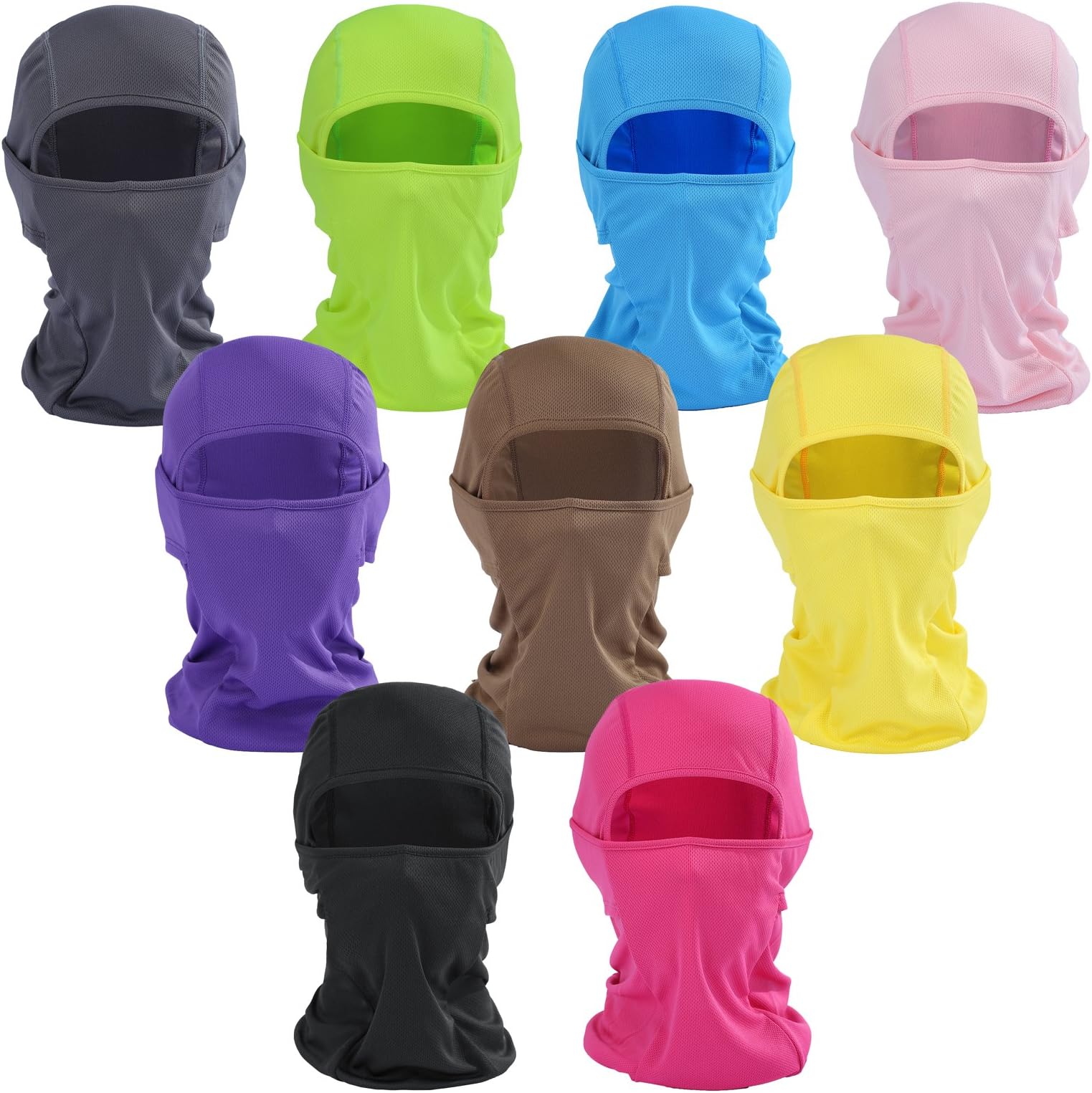 BEEWAY Balaclava Face Mask Premium Multi-Purpose Breathable Sports Mask for Outdoor Skiing Cycling Motorcycling Helmet Hiking Camping - Men Women Kids, Colors, All The Year Round