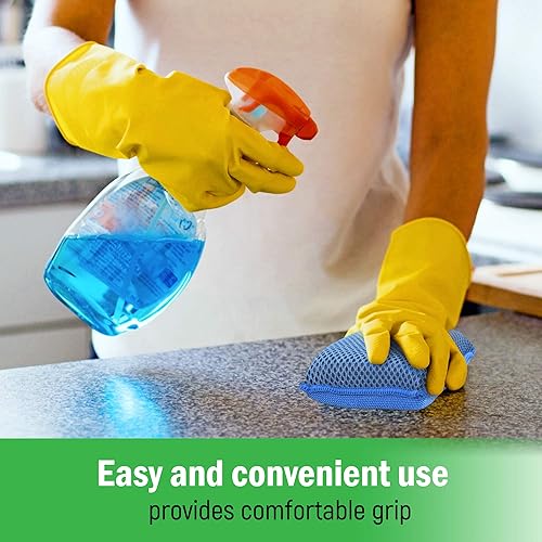 Miniatura 6 de Scrub-It - Esponja de cocina de microfibra Miracle - Esponjas de limpieza resistentes para lavavajillas que no rayan, lavables a máquina, (azul)