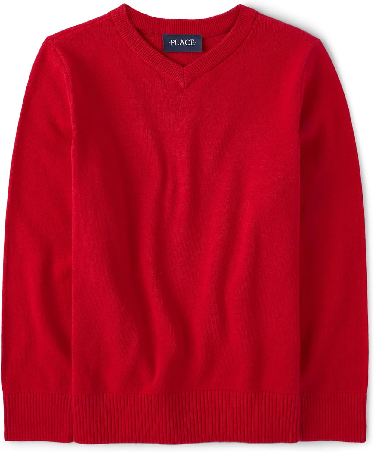 The Children's Place Boys Long Sleeve V-Neck Pullover Sweater