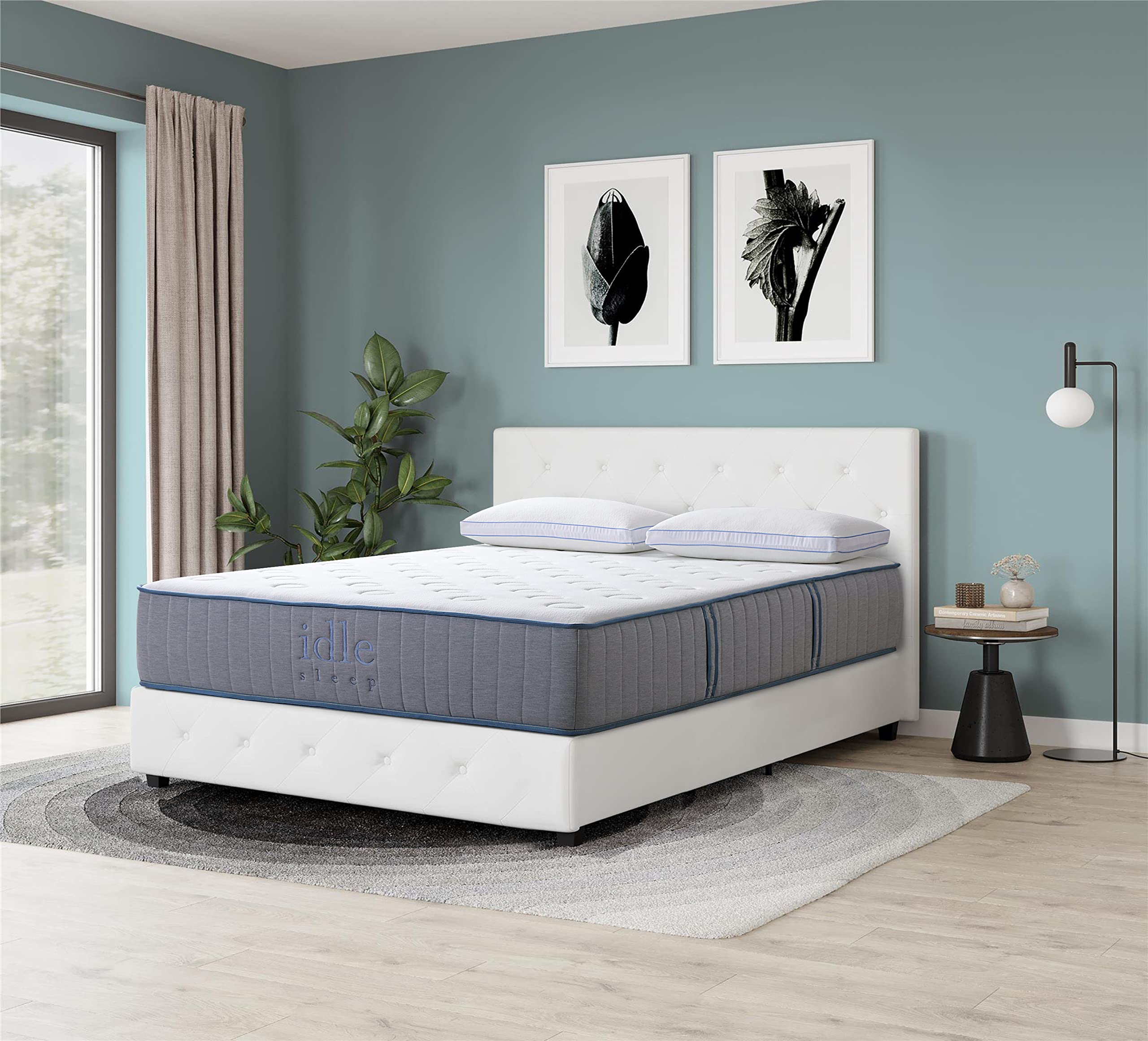 Queen Memory Foam and Innerspring Hybrid Mattress, 14Inch Queen Size