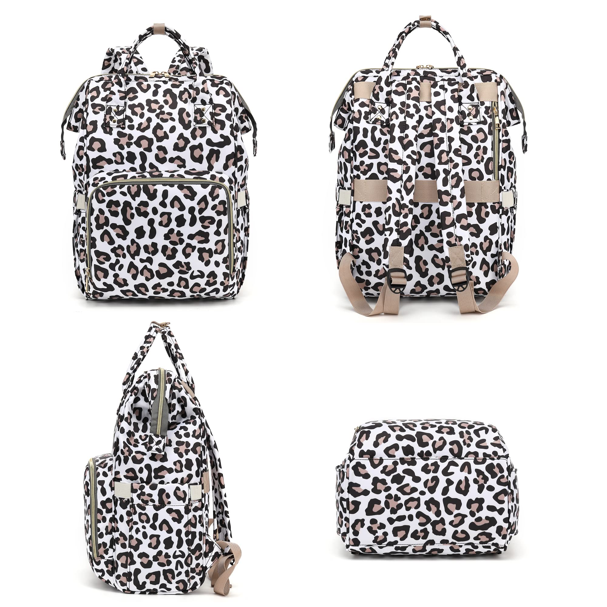 バッグ leopard pattern multipocket backpack Amazon.com: Animal Print Backpacks for Travel Laptop