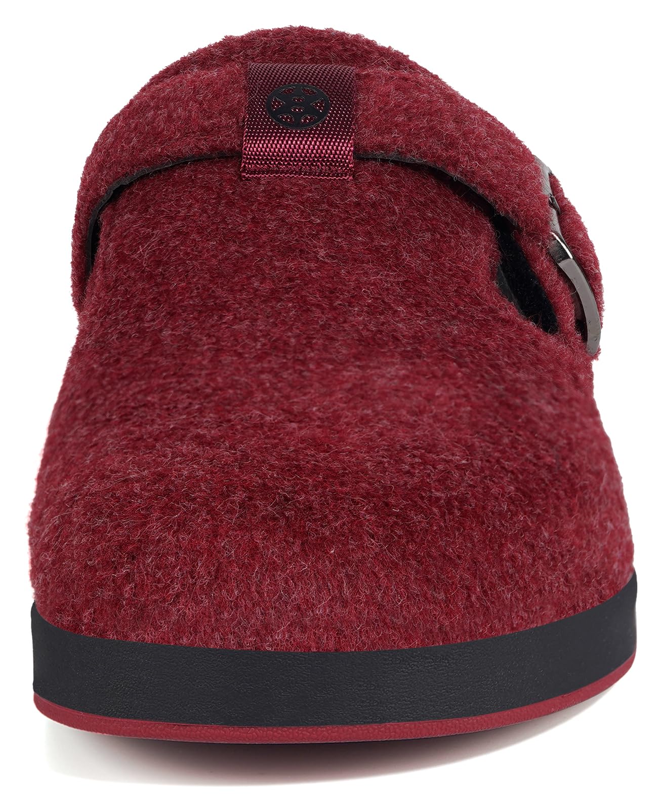 Pantofole Donna Uomo Ciabatte in Feltro Unisex Slippers Invernali Chiuse con Plantare Intercambiabile