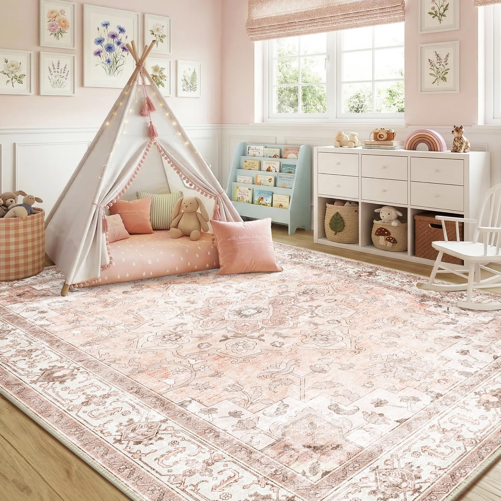 CAPALOCA Washable Nursery Rug