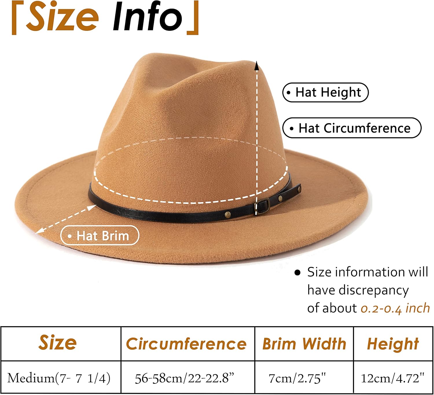 Lisianthus Women Belt Buckle Fedora Hat - Image 4