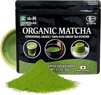 Matcha Powder - Premium Organic Matcha Tea Powder - 1.06 oz 30 g - Ceremonial - Ritual - Tea Ceremony - Latte Drink - Baking Use - Domestically Produced - Organic Powder - With Zipper - No Additives