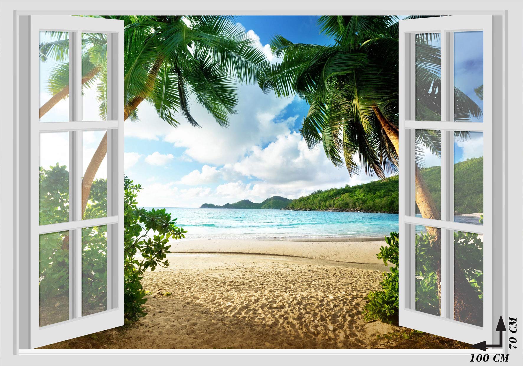 3D Fensteraufkleber Mit Naturmotiv – Wandsticker  Produktbild-Vorschau 5