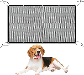 Hundetrennnetz Für Auto,Schutzgitter Für Hund Auf Rücksitz | Zusammenklappbare Sicherheitsabtrennung Mit Rutschfesten Haken, Robustes Kfz Zubehör Für Auto Und LKW product image