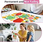 Colorful Permanent Fabric Paint, 26 Colors Soft Fabric Paint in Bottles (30ml/1oz) with Brushes, Palette,Non-Toxic Textile Paint for Clothes, T-Shirts, Shoes Art