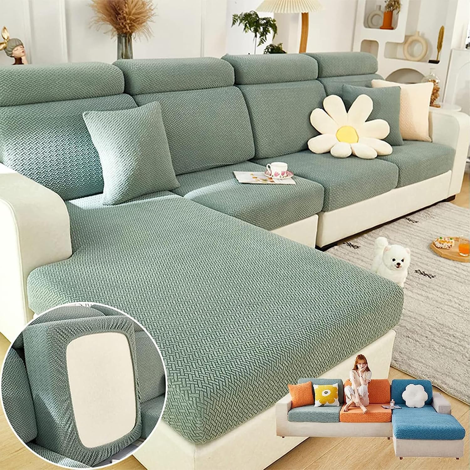 Magic Sofa Cover Cover Stretch Waterproof and Washable,Cobertores para Sofas