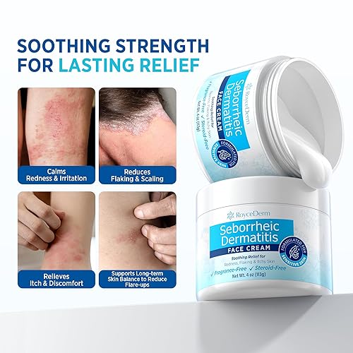 Miniatura 7 de Roycederm Champú para la psoriasis, champú para dermatitis seborreica, acondicionador, crema de tratamiento y crema facial