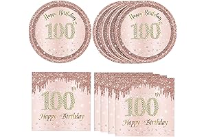 Celebrate a Century of Memories with our 100th Birthday Decorations