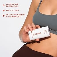 Vista 7 de Native Desodorante Desodorante natural para hombres, sin aluminio con bicarbonato de sodio, probióticos, aceite de coco y manteca de karité