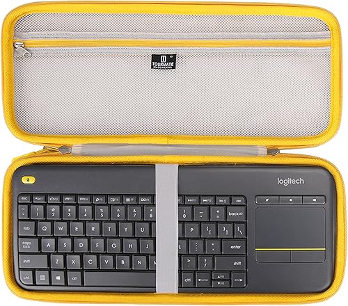 Tourmate Estuche rígido de almacenamiento para teclado Logitech K400 Plus Wireless Touch TV (solo caja)