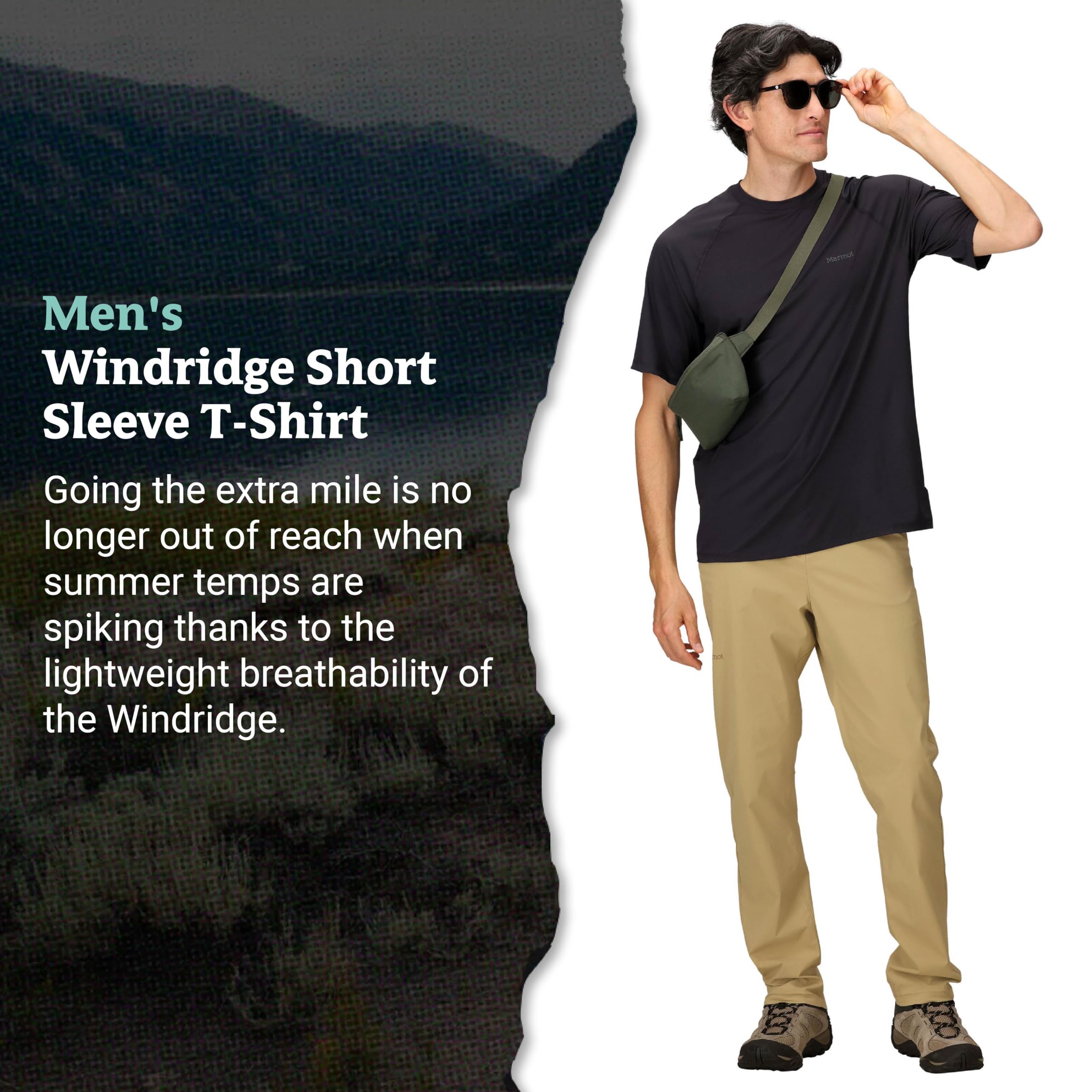 Marmot Windridge Graphic - Maglietta A Maniche Corte Camicia Uomo