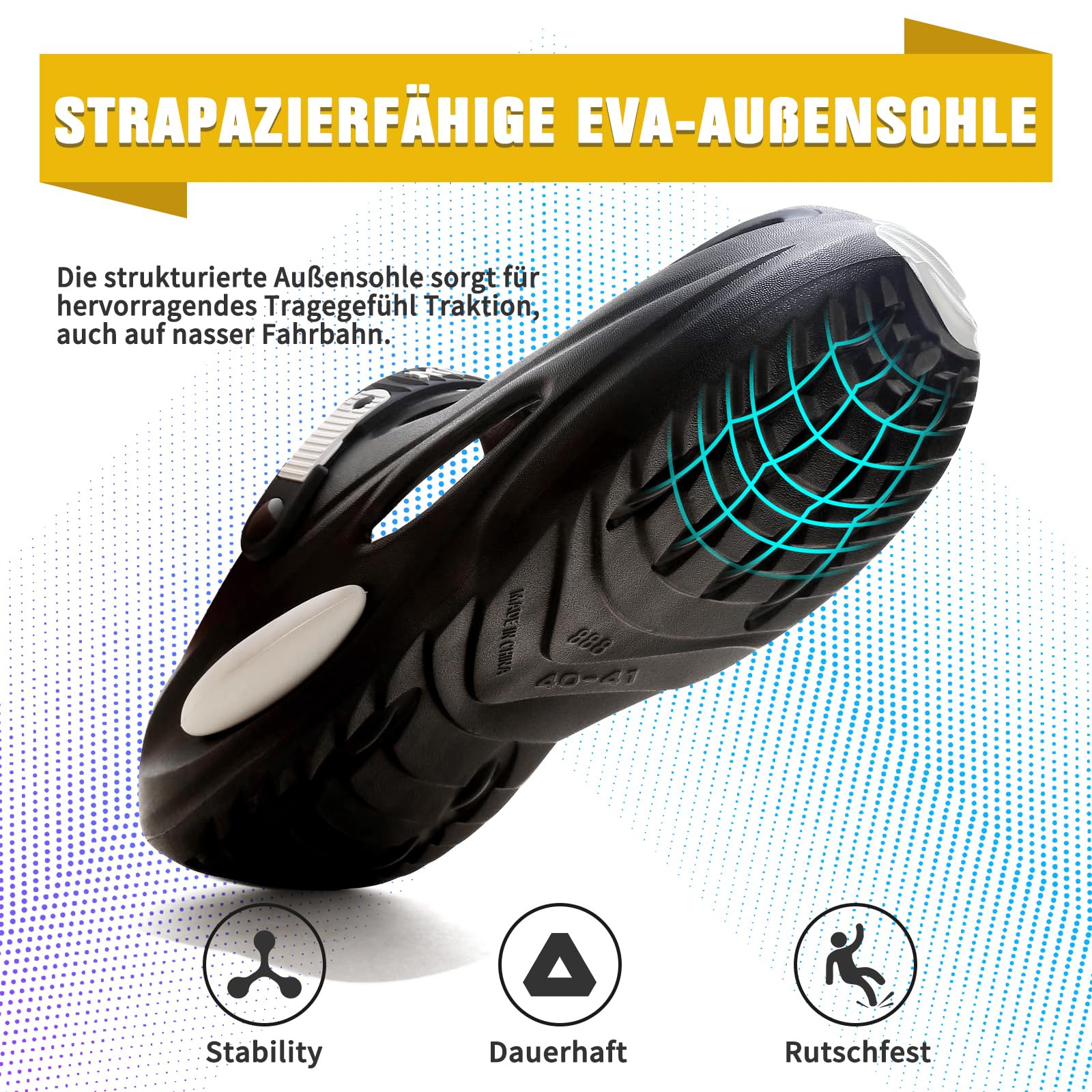 Platform Zoccoli Sanitari Uomo, Estive Tendenza Ciabatte Confortevole Sabot, Casual Scarpe Sanitarie Antiscivolo Calzature Infermieriadatto per Doccia Ospedale Lavoro