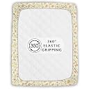 Story@Home Cloud Cotton Fitted Bedsheet 72 X 78 Inch, White & Yellow gallery image