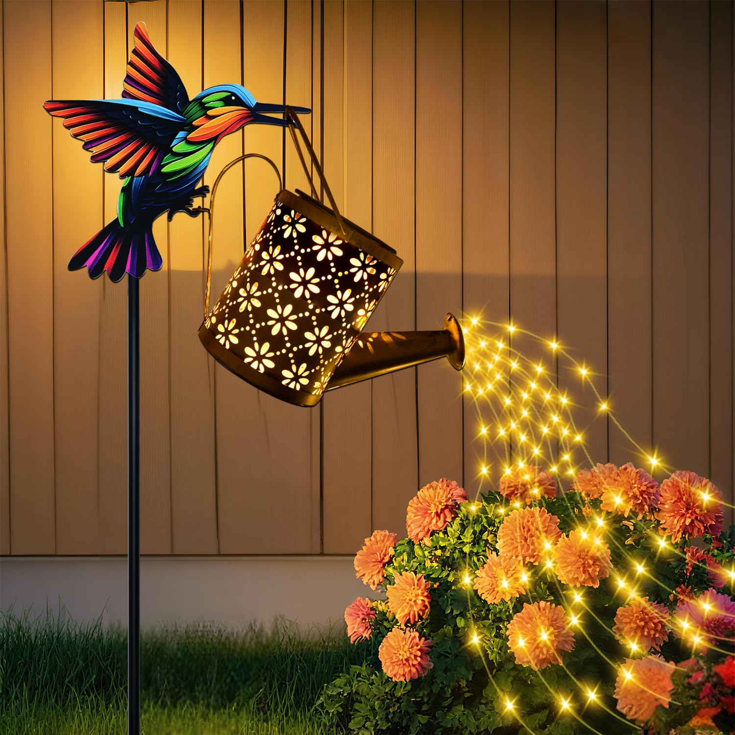 Solar Lanterns Outdoor Waterproof, Butterfly Hanging Solar Lanterns Birthday Gifts for Women Mom Grandma, Garden Decor for Patio Yard Lawn Backyard Porch