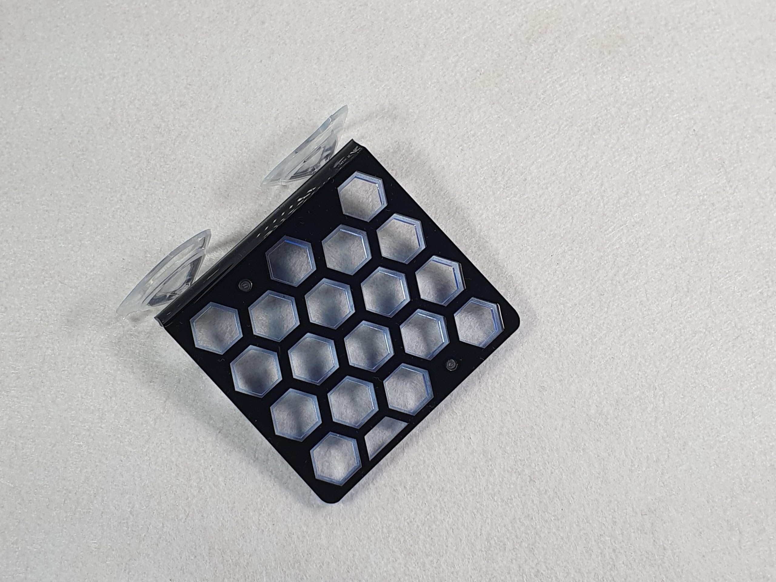 Reef-Geeks Coral Frag racks, 3 Fluorescent colours. 3 Diffrent sizes. coral frag Plugs (Black and Neon Blue, Small) - Image 3