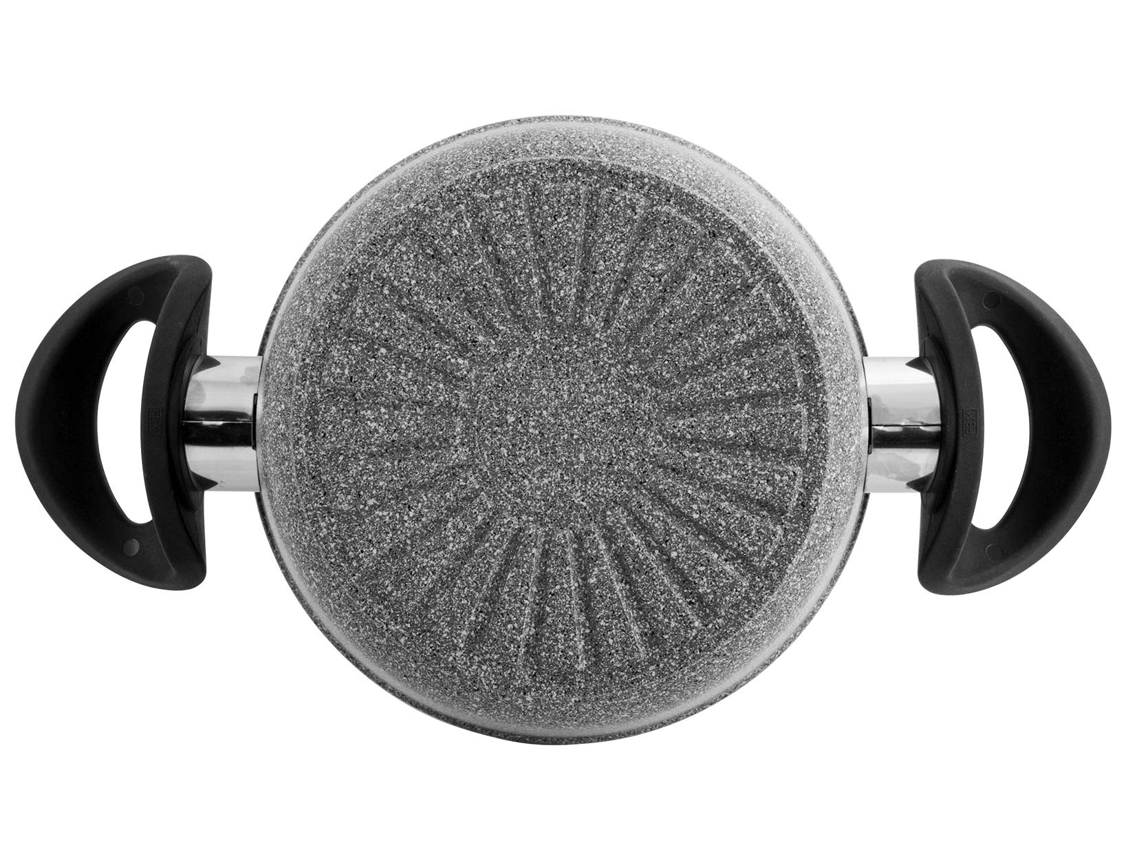 Ballarini Casseruola 2 Maniglie Cortina Granitium Induzione, 20 cm