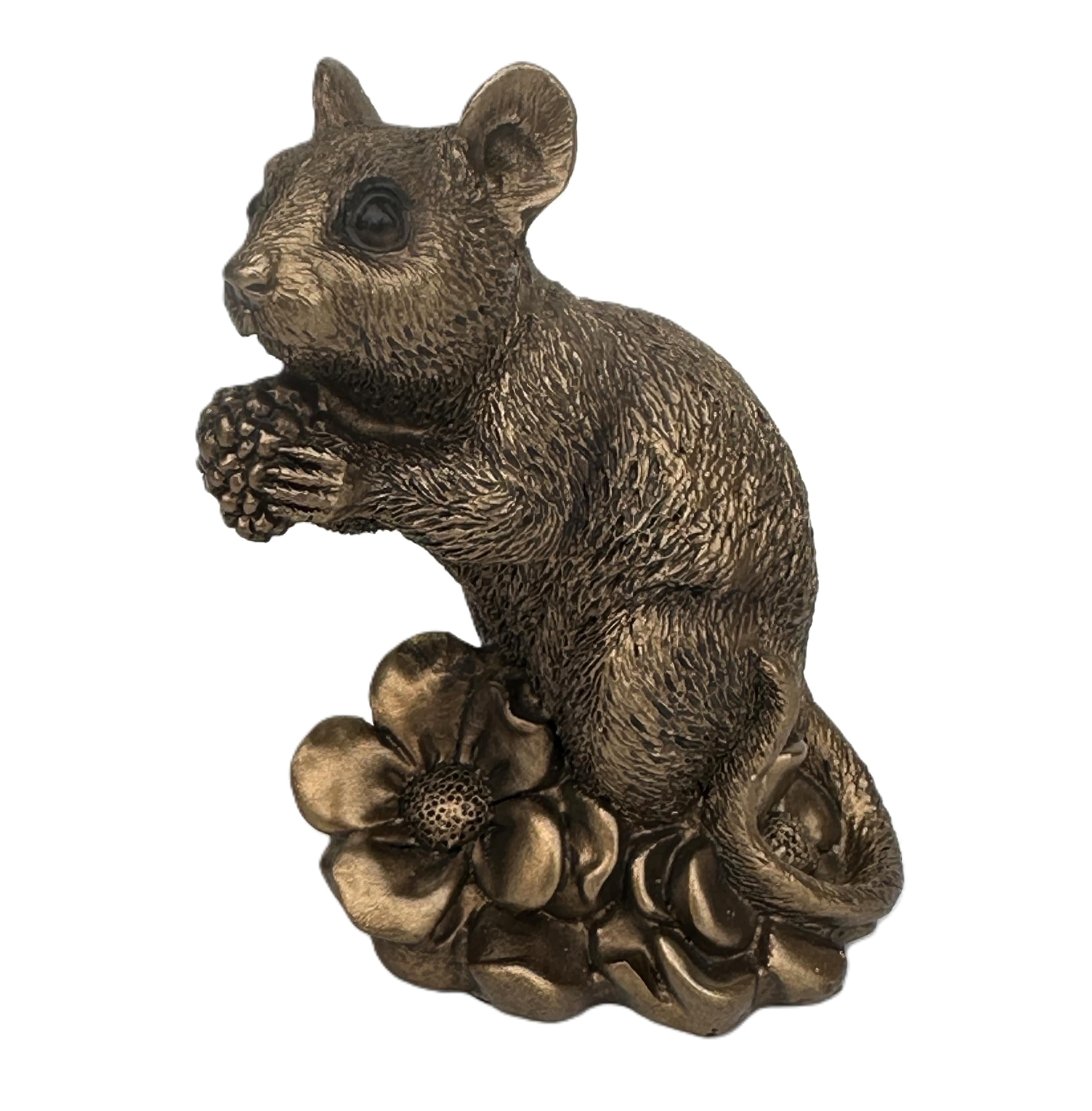Animal Crackers Bronze Reflections D Mice Collectables (Mouse With Berry)