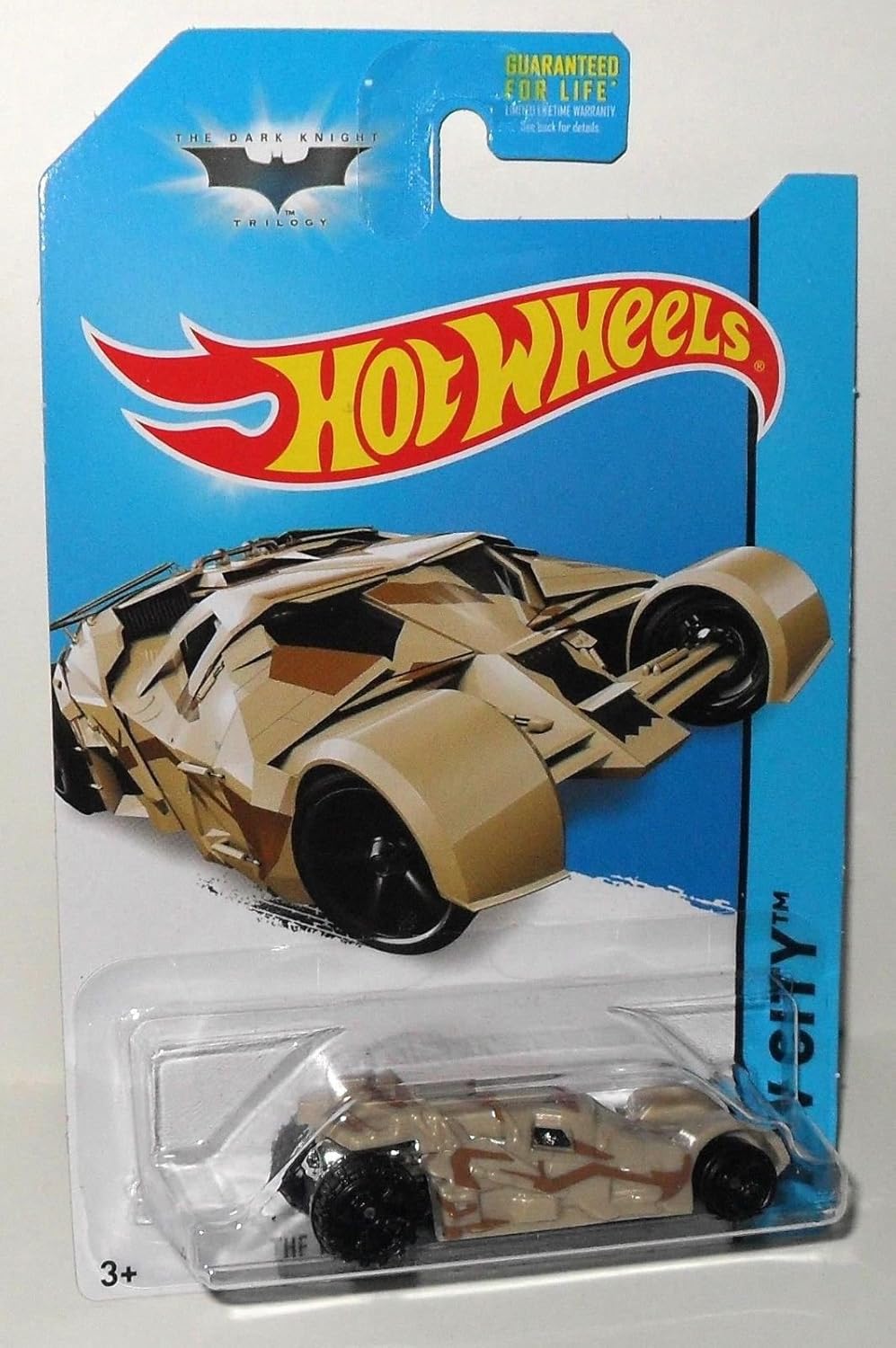 2014 Hot Wheels Hw City 63/250 - Batman Batmobile Tumbler Camouflage (Tan)
