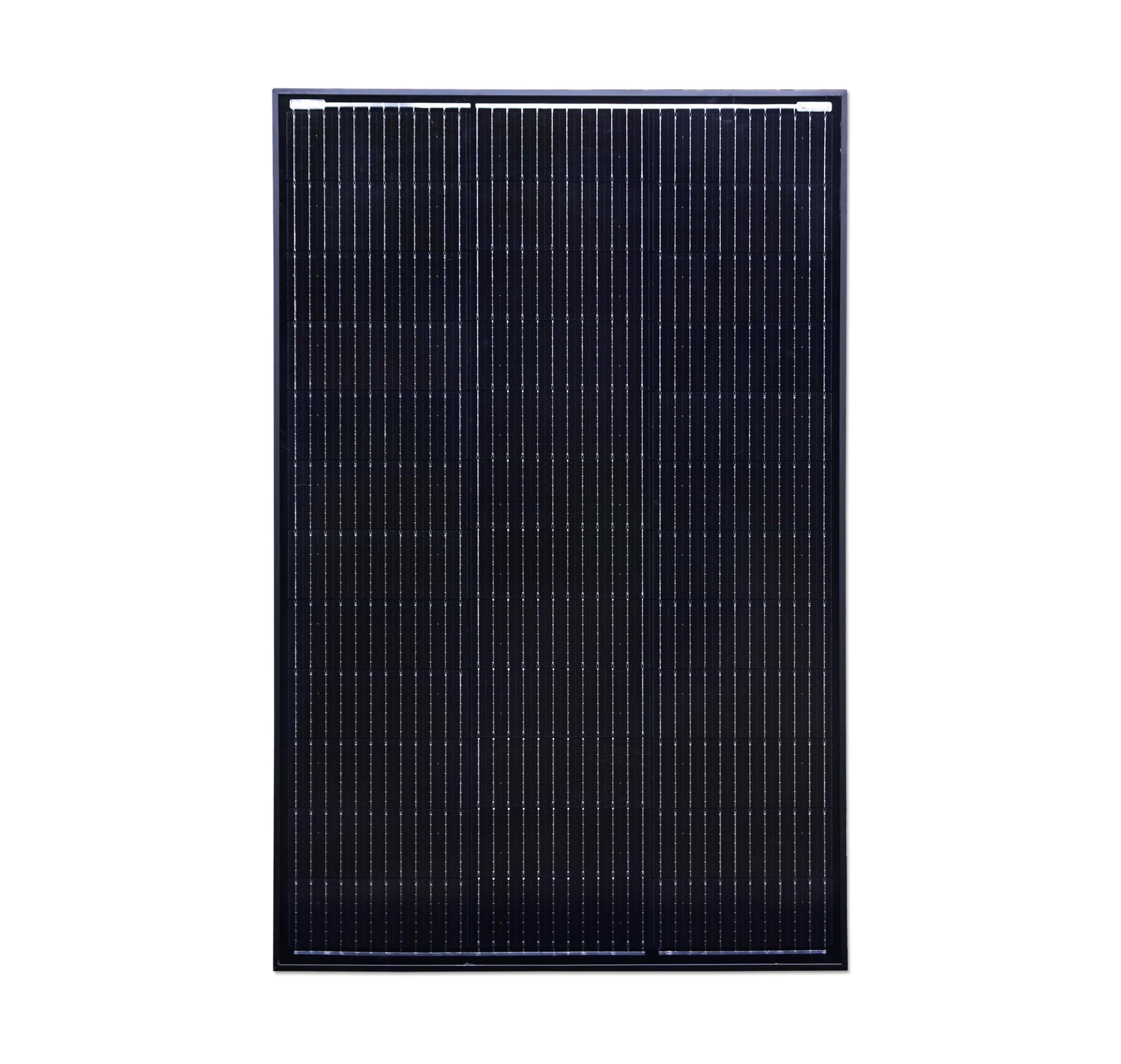 Lowenergie Black 150W Frame Mono Solar Panel Premium Quality Pv Photo-Voltaic Panel. Ideal For Caravans, Boats, Gardens, Camping & Motorhomes.