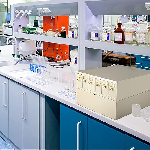 Miniatura 2 de 4E's USA Gabinete de almacenamiento deslizante: almacenamiento modular de diapositivas con 6 cajones con capacidad para hasta 5,000 toboganes de