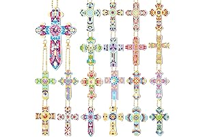 FairySandy 20 Pcs Fairytale Diamond Painting Keychains