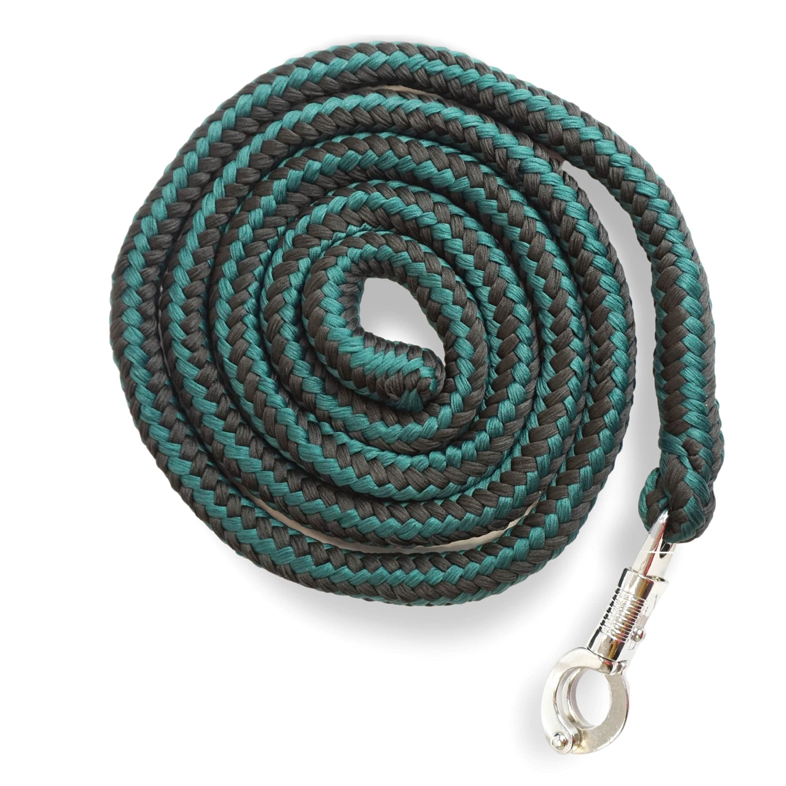 Longe Pour Cheval, Laisse De Liaison En Coton Pour Âne, Corde Fixation Pour Poney Avec Mousqueton Rotatif à 360°, Pour L'entraînement, Le Suivi Et La Marche, 1,8 M/6 Pi