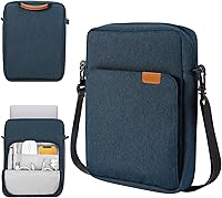 Vista 16 de TiMOVO - Funda para tablet de 9-11 pulgadas con correa para el hombro para iPad 11 pulgadas A16 2025, iPad 10.ª generación 10.9"/10.2", Galaxy Tab