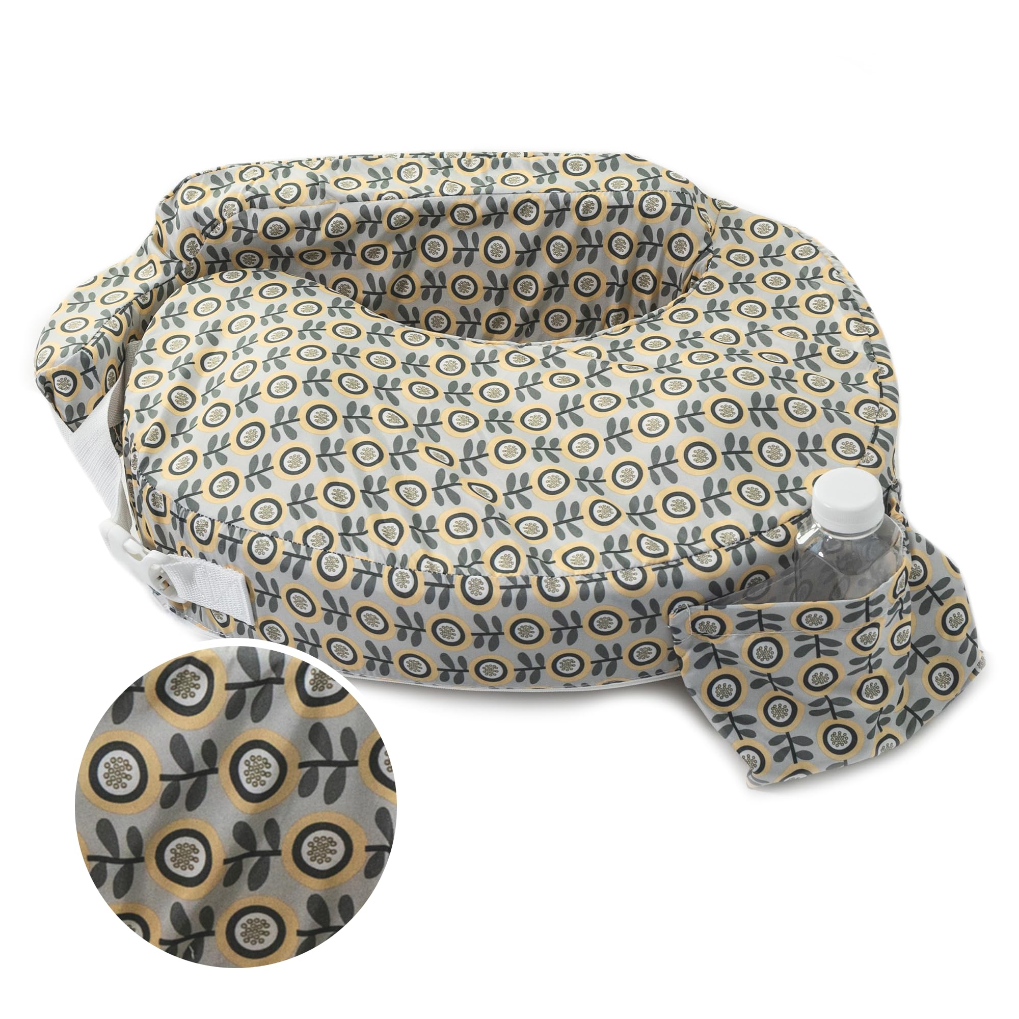 My Brest Friend Original Nursing Pillow Cover - Slipcovers for Baby - Adjustable Fit, Easy Care, Durable - Original Nursing Pillow Not Included, Sunshine Poppy