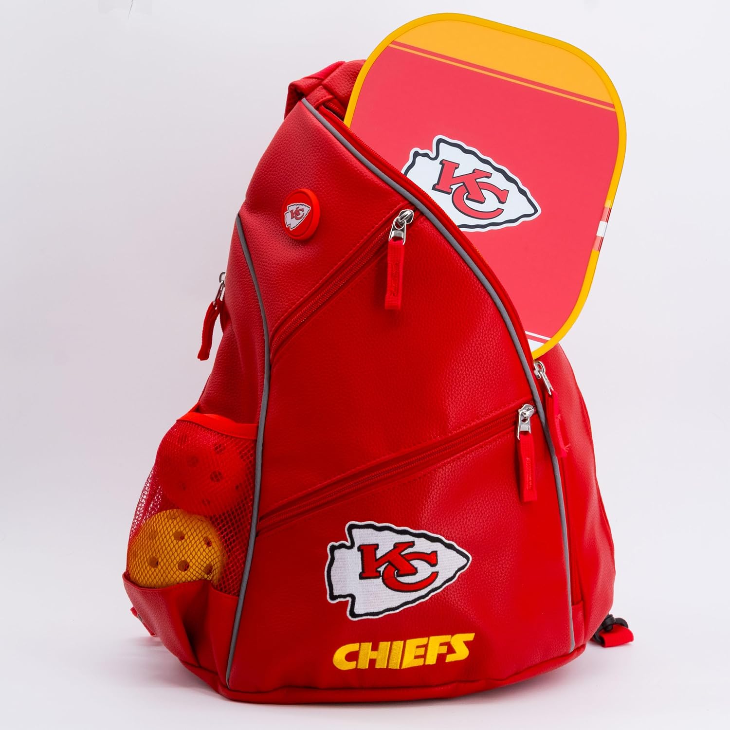 Team Golf PU Leather Backpack, Multi Team Colors, Large