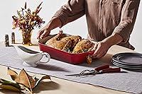 Vista 5 de Le Creuset Heritage - Bote de salsa de cerámica, rojo cereza