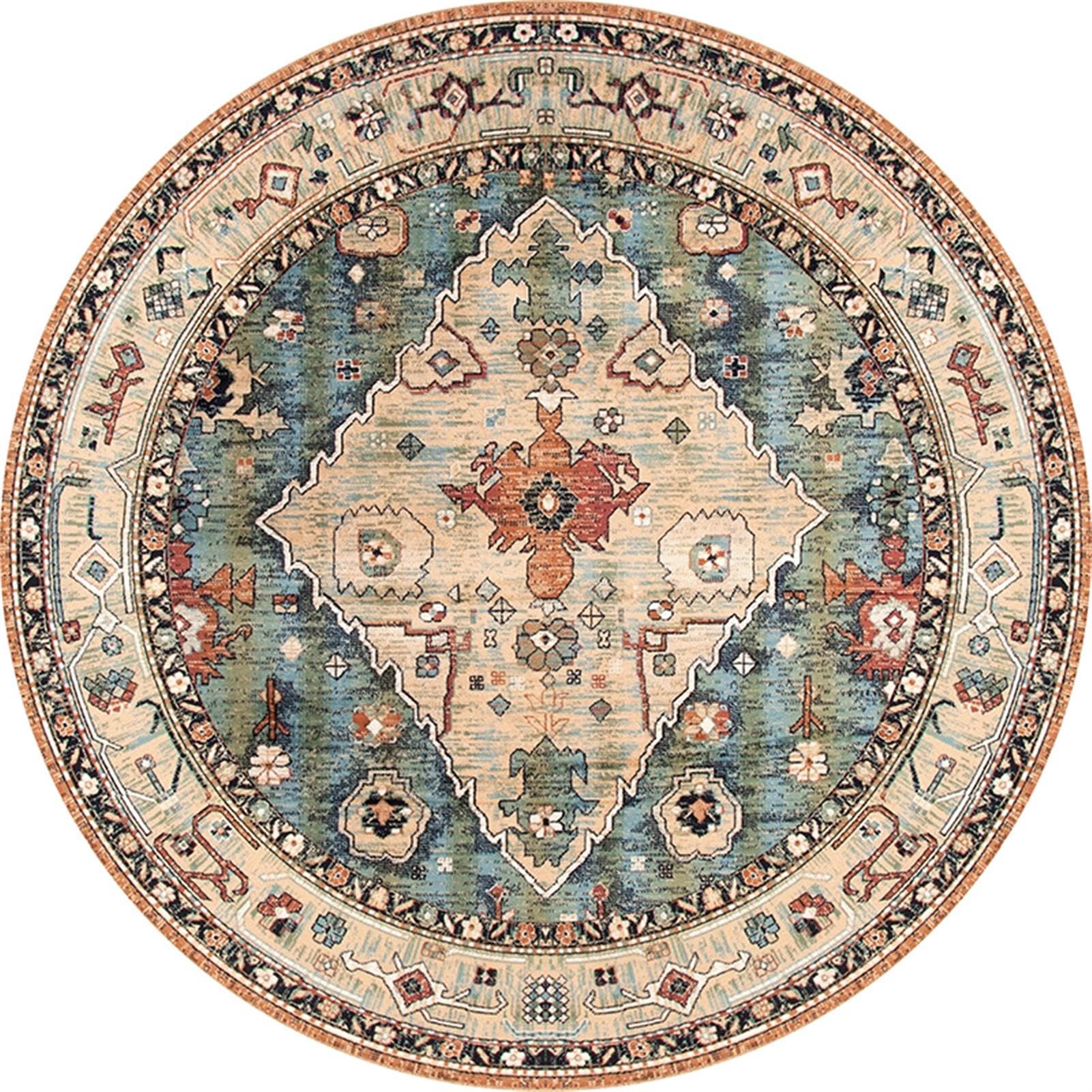 Tapis moelleux pour salon qui réchauffe les sols froids 120cm