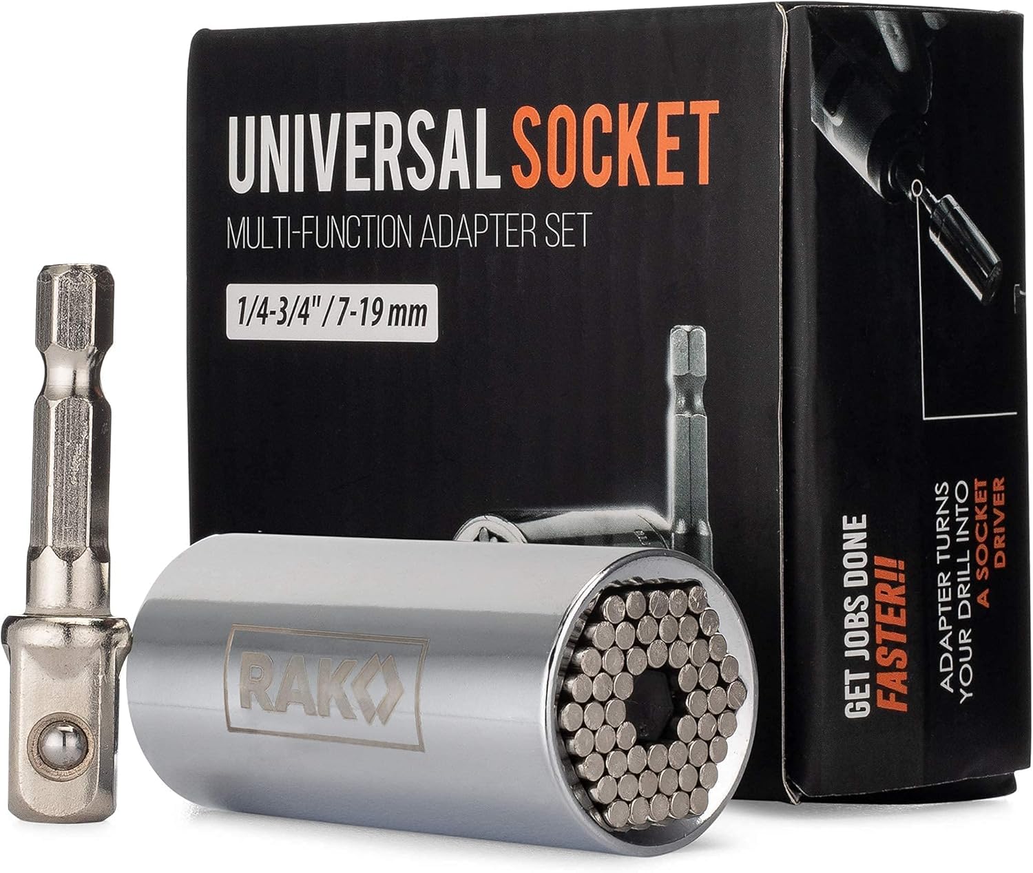 RAK Universal Socket Grip Bundle, Magnetic Wristband
