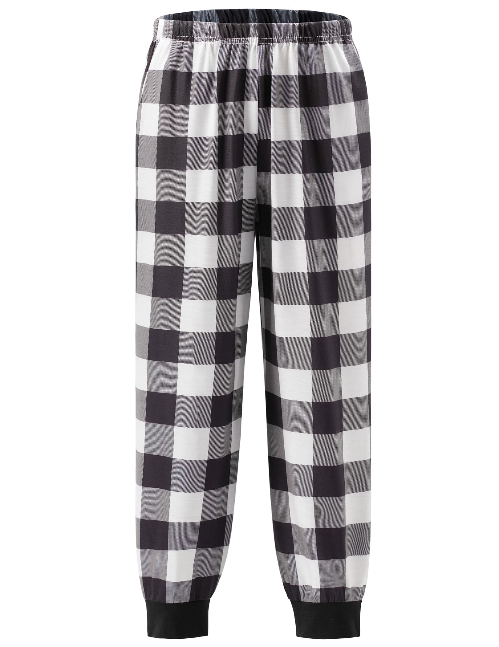 White Buffalo Plaid Boy Pajamas Plaid Pajamas Black And White Boys