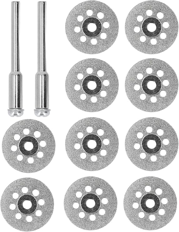Depolife Turbo Perforated Diamond Mini Circular Saw Blades 10Lu Glass Metaal Tile Cutting Disc